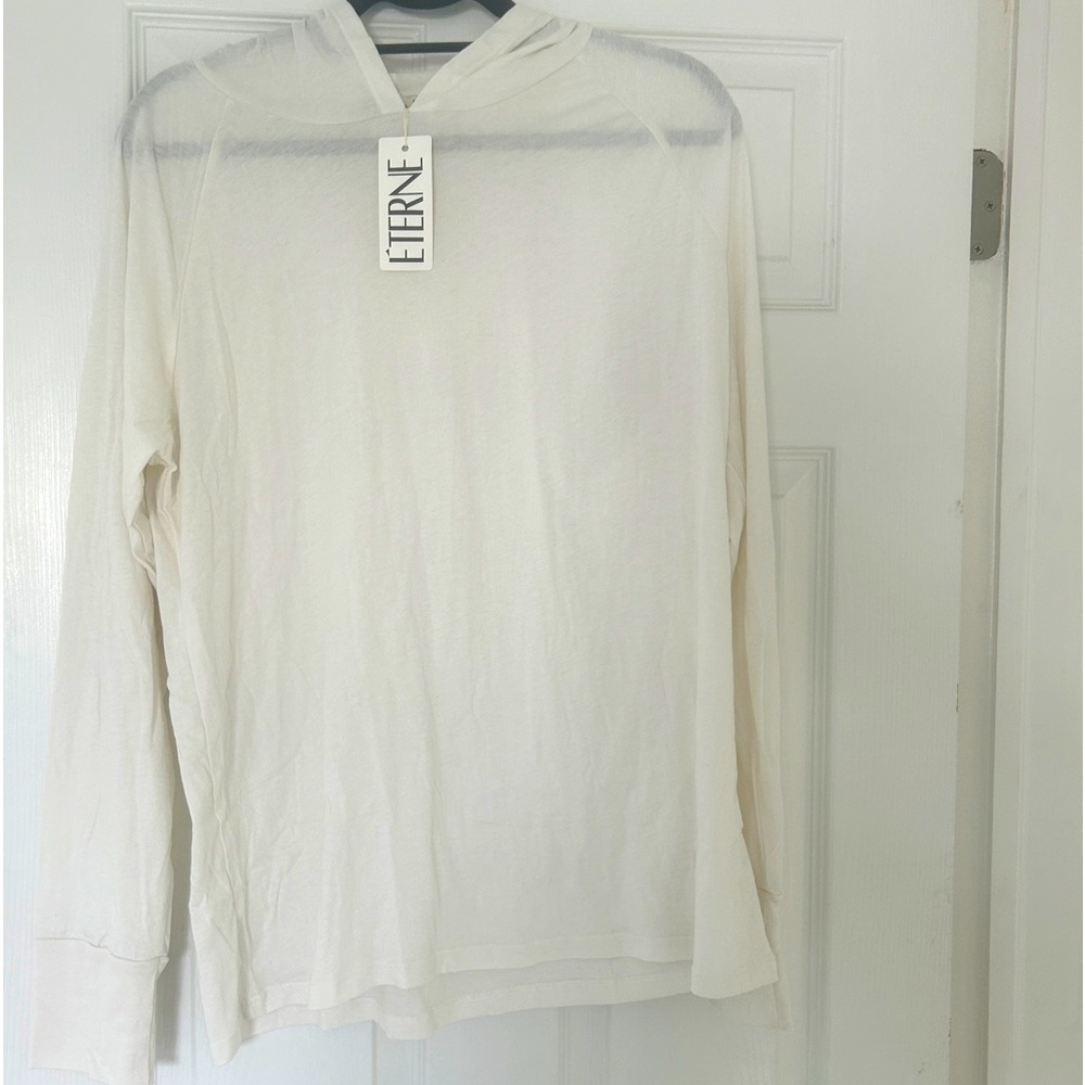 NWT Eterne long sleeved hoodie tshirt